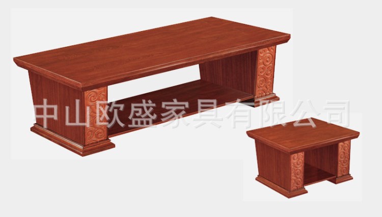 【工程配套】廣東名優辦公家具，E15中式仿古茶幾，沙發茶幾批發1
