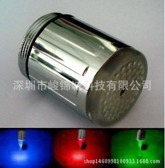 LED微型龍頭 感溫變色 七彩 單色 發(fā)光變色水龍頭 LED發(fā)光水龍頭