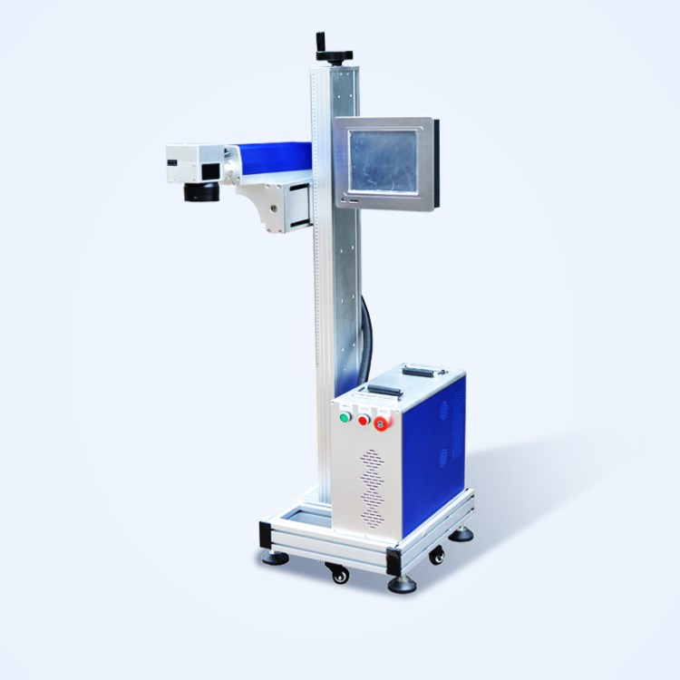 邁創(chuàng)30w在線飛行激光噴碼機 五金配件logo生產日期打碼噴碼機器