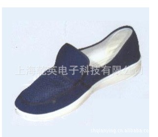 廠家直銷出口PU防靜電皮白革四孔鞋、網眼鞋、藍帆布鞋、拖鞋