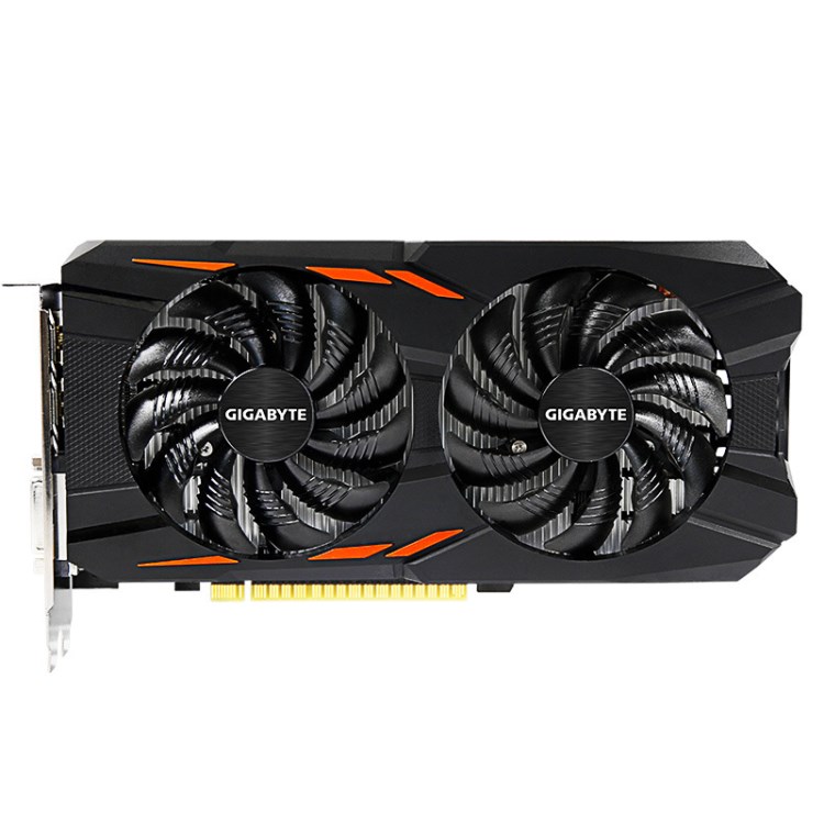 全新技嘉 GTX1050 游戲顯卡2G GV-N1050WF2OC-2GD 電腦獨立顯卡