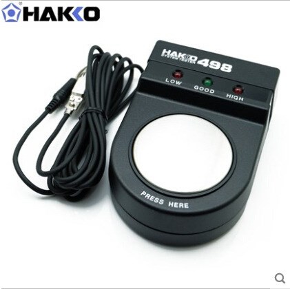 白光HAKKO498防靜電測試儀 防靜電手腕帶測試儀 手環(huán)檢測器