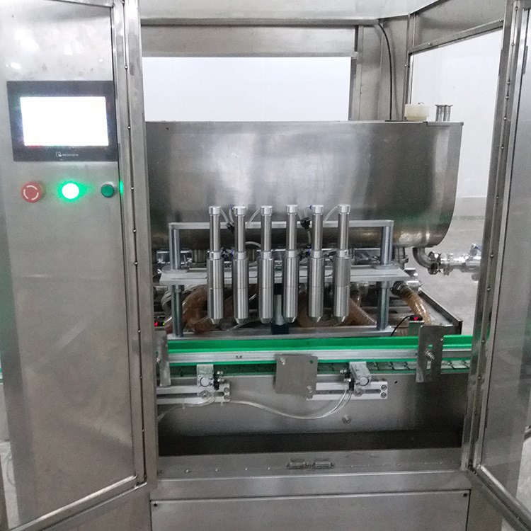 辣椒醬灌裝機現貨 定制多功能辣椒醬裝罐 自動真空旋鈕灌裝機