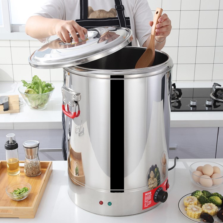 不锈钢304蒸煮桶带蒸片 电加热保温桶 可插电加热 保温桶饭桶汤桶