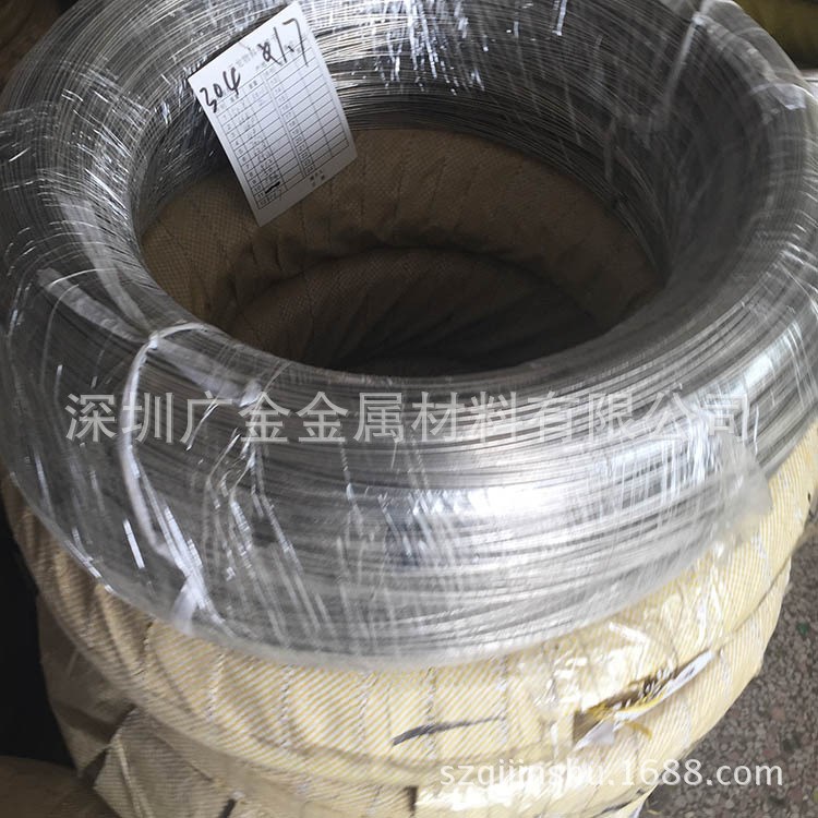 批發304不銹鋼中硬線螺絲線316光亮面不銹鋼彈簧線絲壓扁調直加工