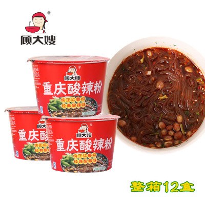 顾大嫂重庆酸辣粉100g 红薯粉丝非油炸方便速食米线 速食食品