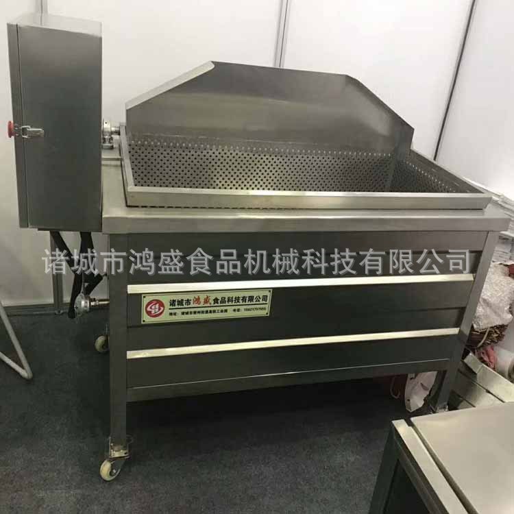 小型油炸機 小型電加熱油炸機 諸城鴻盛機械定制設(shè)備質(zhì)優(yōu)價廉