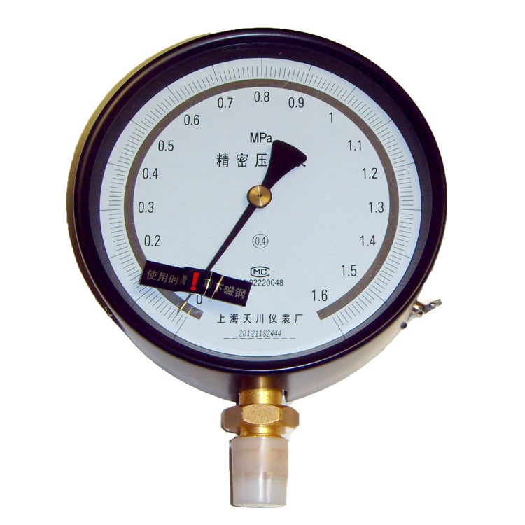 供應(yīng)0-1.6MPA YB150 0.4級 精密壓力表