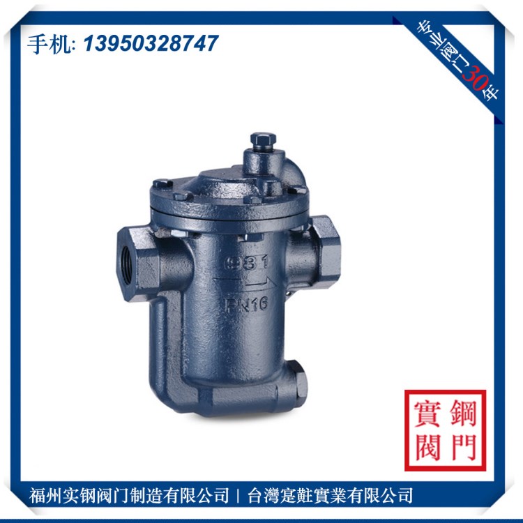 臺灣鑄鐵倒筒式疏水閥980 PN16 DN15