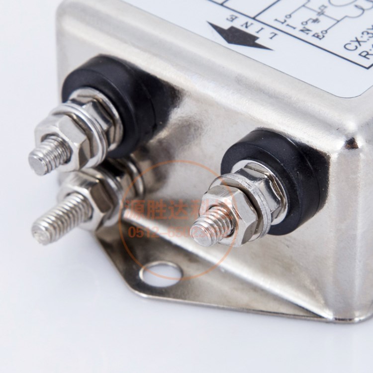 臺灣YUNSANDA電源濾波器CW4L2-20A/10A/6A/3A-S雙極濾波器螺栓式