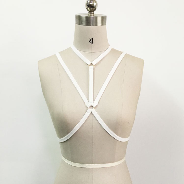 欧美亚马逊速卖通热卖爆款 白色绑带内衣束胸性感 女式亏本批发