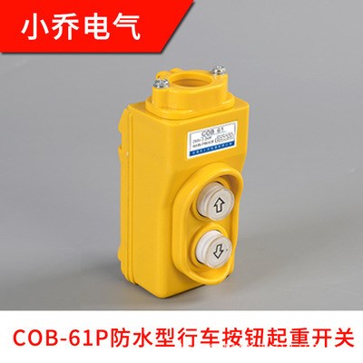電動葫蘆按鈕開關(guān)COB-61P防水行車按鈕起重開關(guān)起重控制按鈕開關(guān)
