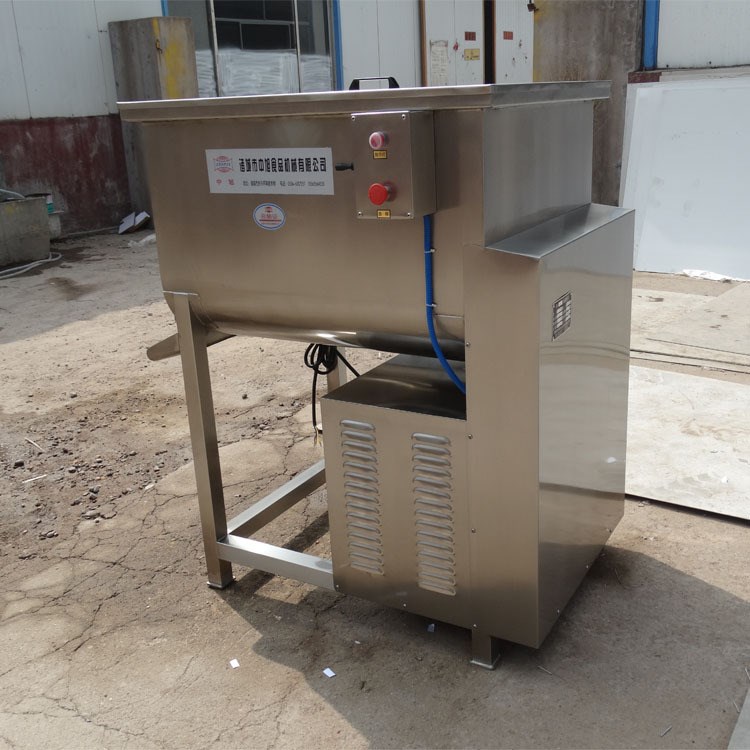 全自動雙絞龍混沌拌餡機 食品多功能拌餡機 海螺丸丸子拌餡機