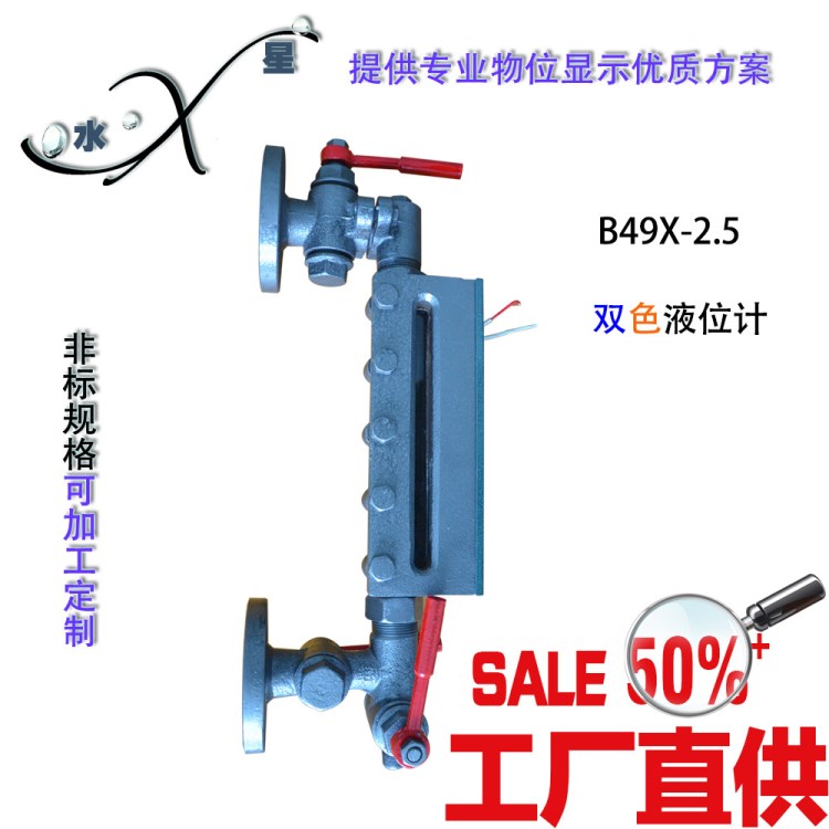 液位計B49X-2.5透反射式液位計雙色液位計雙色液位計液面計