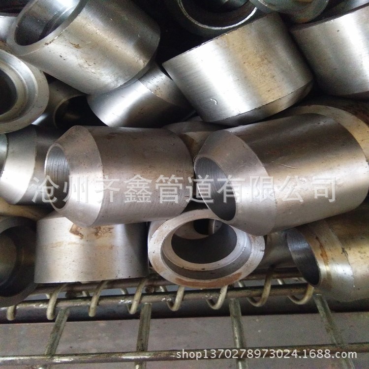 供應碳鋼承插焊管件 DN15 3000# 雙承口管箍 半管接頭