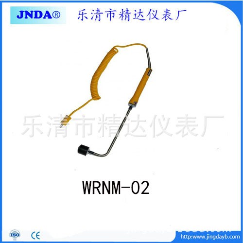 供應WRNM-02系列表面熱電偶 測量表面溫度手持式測溫探頭彎頭JNDA
