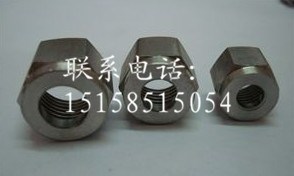 不銹鋼卡套式鎖緊螺帽 出口鍍銀卡套螺母 GB/T3759.1-83螺帽
