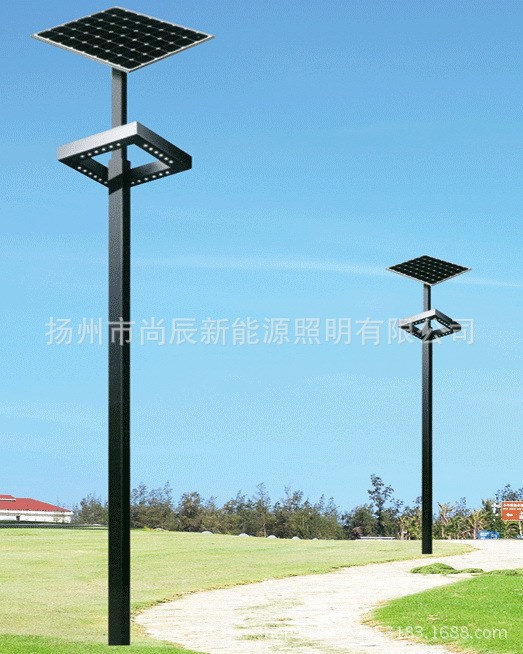 方管造型整体一体化LED太阳能庭院灯 陕西省太阳能庭院灯价格低廉