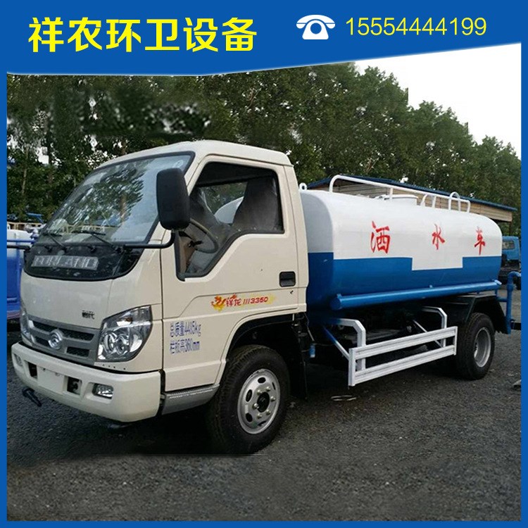 小型綠化灑水車價(jià)格 國(guó)三5噸工地專用噴灑車 多功能路面養(yǎng)護(hù)車