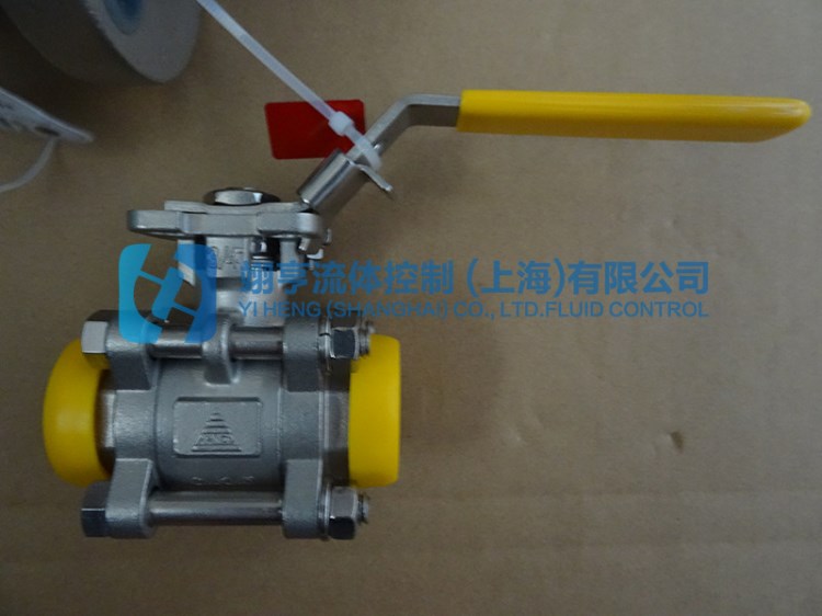臺灣中鼎V-258S承插焊三片式球閥，MD不銹鋼球閥