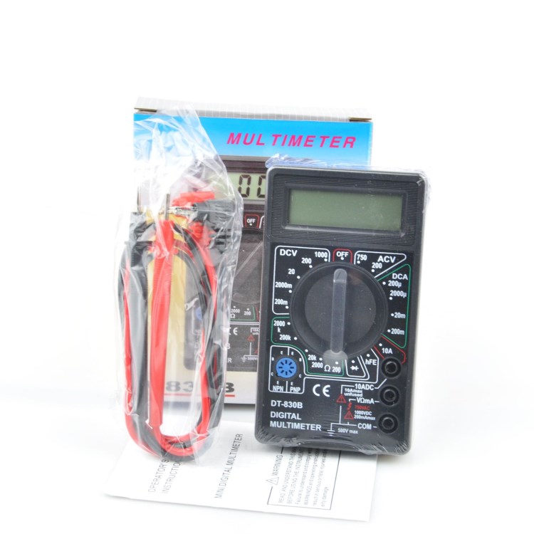 批量供應(yīng) 數(shù)字萬用表 DIGITAL MULTIMETER DT830B 手持萬用表