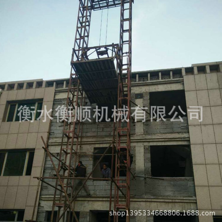 生产销售建筑工地盖楼房提升物料用新型自升式龙门架 龙门提