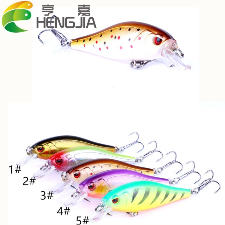 HENG JIA跨境仿真魚餌路亞8.2cm/7.5g米諾假餌誘魚餌外貿(mào)漁具魚餌