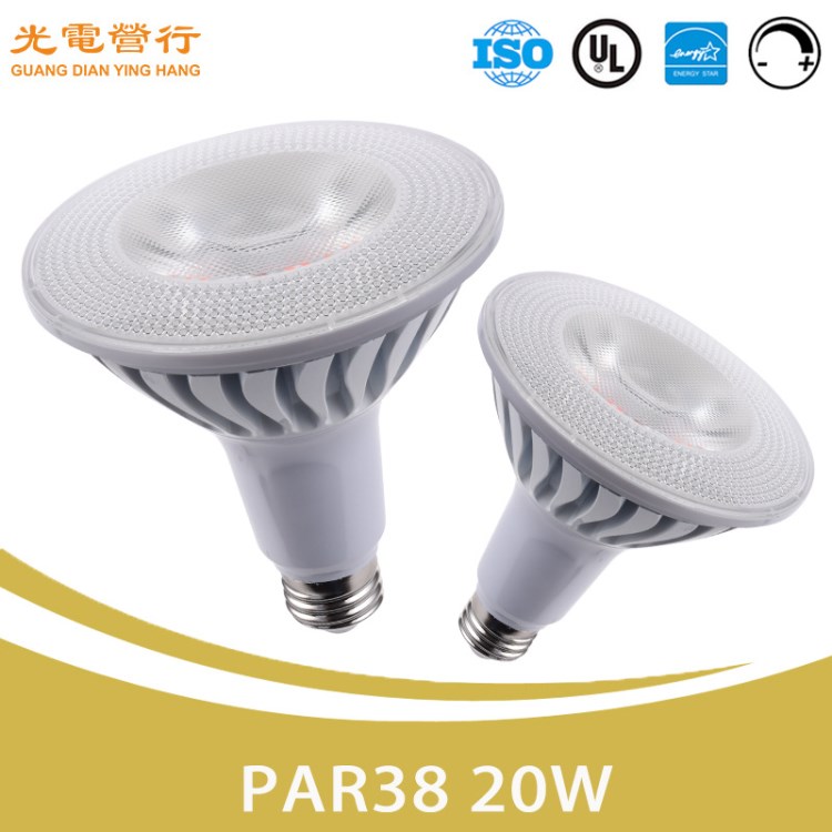 跨境UL/ESPAR38 20W E26可调光LED灯节能室内灯泡