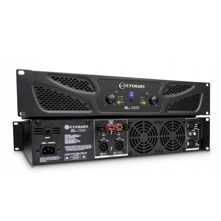 crown皇冠xli3500大功率舞台演出酒吧ktv会议后级功放机