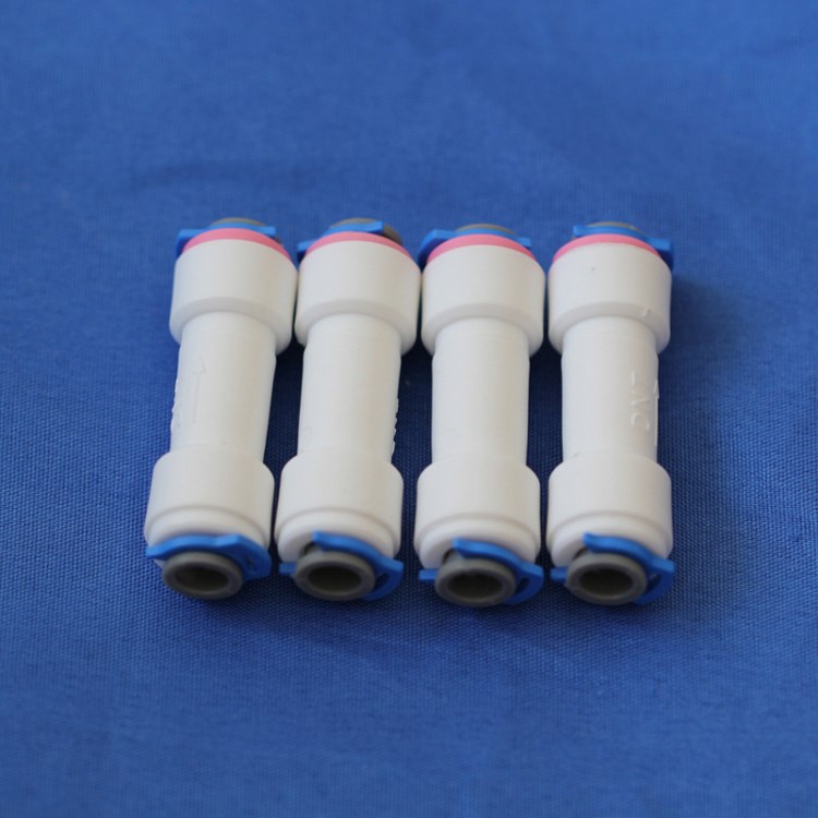 凈水器接頭 2分快插2分快插直頭逆止閥  廠家批發凈水器逆止閥