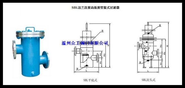 廠家直銷藍(lán)式過(guò)濾器SBL法蘭連接高低接管籃式過(guò)濾器.jpg量大從優(yōu)