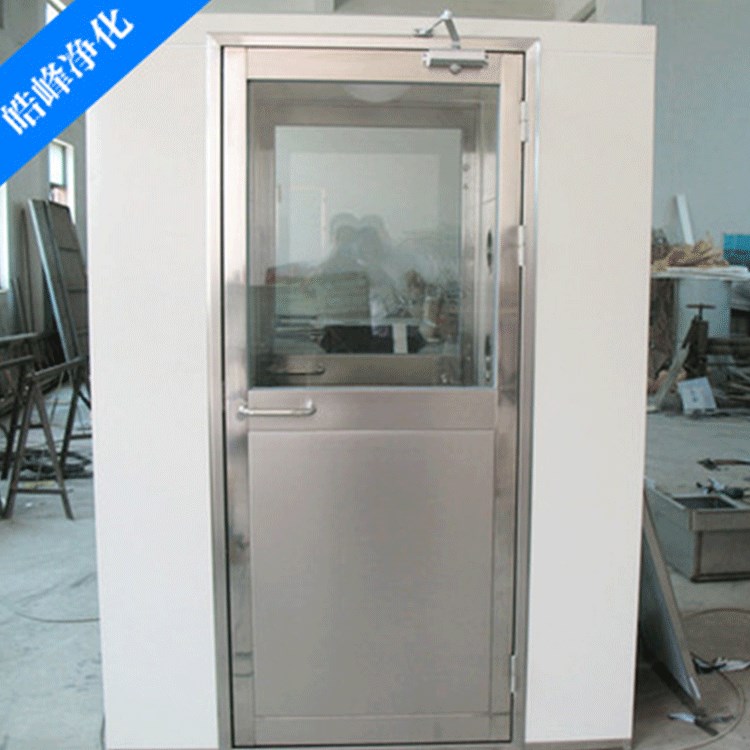 薦 FLS-1C無塵轉(zhuǎn)彎經(jīng)濟型風(fēng)淋室 鋼板烤漆單人雙吹風(fēng)淋室