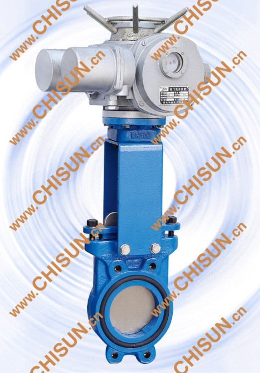球墨鑄鐵刀閘閥 Knife Gate Valve 漿液閥 無凹槽刀閘閥美標150LB