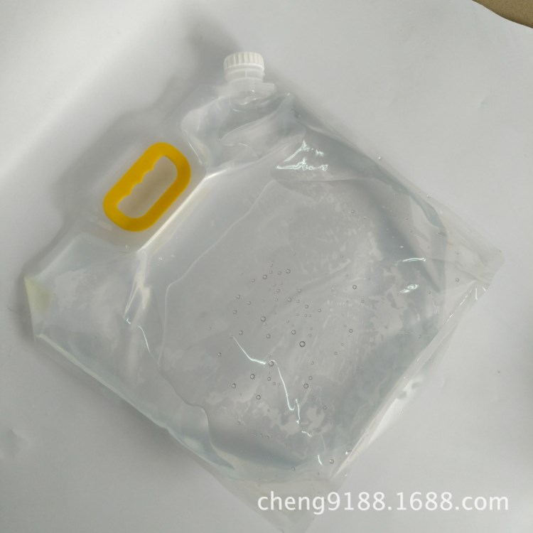 户外手提储水袋5l 10L大容量饮用水包装袋 自立吸嘴袋户外折叠款