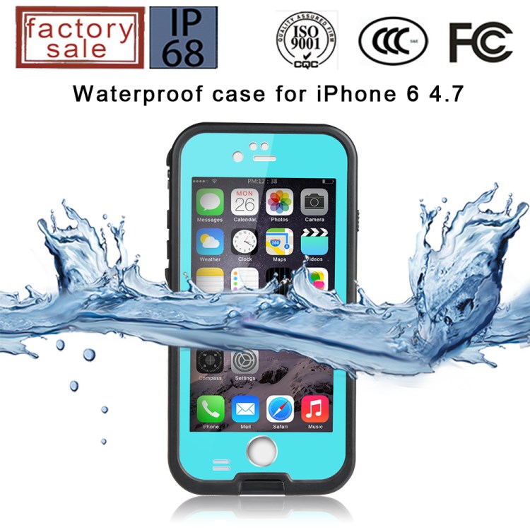 批發(fā)輕薄防水套 for IPhone6防水殼 4.7防水手機(jī)保護(hù)套潛水防摔