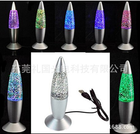 七彩變色蔥燈帶USB線/USB蔥燈/Glitter lamp with USB cable