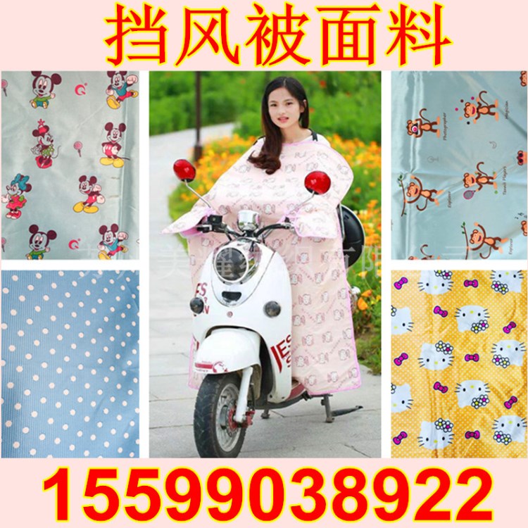 廠家直銷  夏季 電動(dòng)車擋風(fēng)被面料 千種花型 色丁閃光緞五美緞