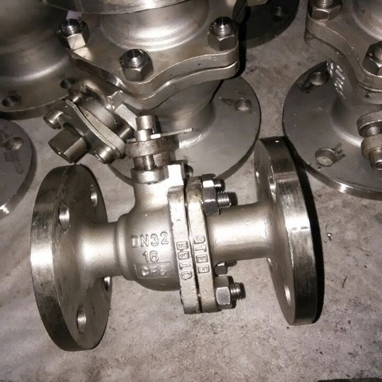 现货直销高品质不锈钢球阀金属硬密封dn32球阀法兰硬密封球阀