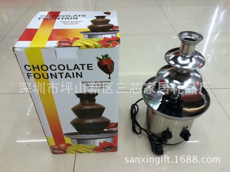 三層家用巧克力噴泉機(jī) CHOCOLATE FOUNTAIN