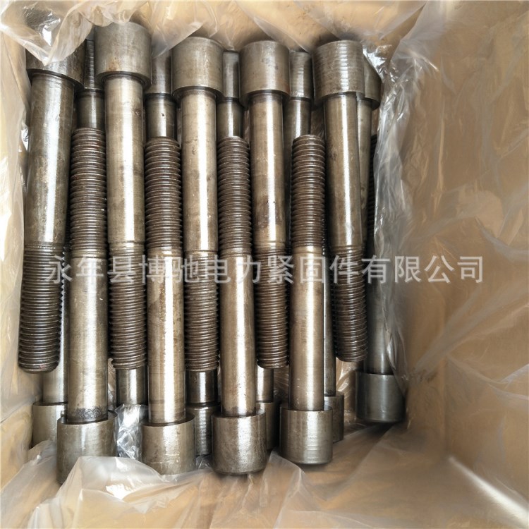 訂做電廠電力專用螺栓2Cr12NiMo1W1V耐高溫內(nèi)六角螺絲