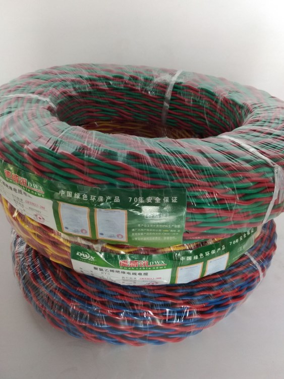 無氧銅銅電線軟線RVS雙絞線家用燈頭線照明雙芯線，零時用