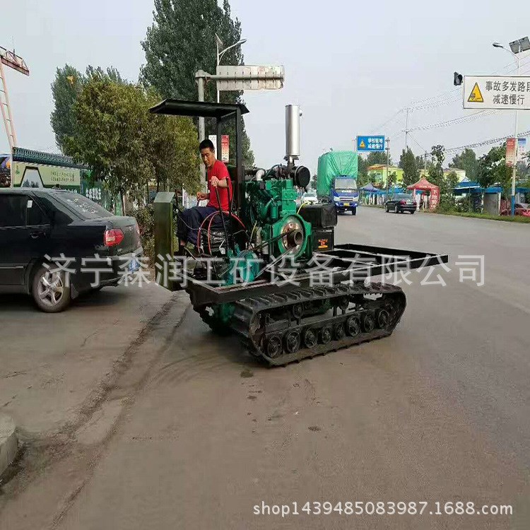 農(nóng)用平板運輸車水田履帶農(nóng)用車履帶運輸車配件工廠直銷