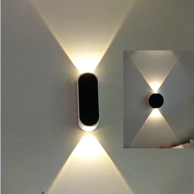 简约6w壁灯床头长方形led背景墙装饰灯酒店ktv过道走廊楼体上下照