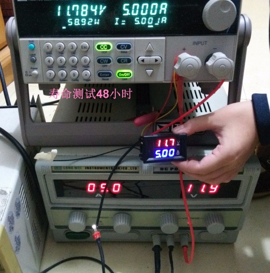 廠家生產直流雙顯電壓表電流表數字電壓表數顯表頭DC0-100V10A50A