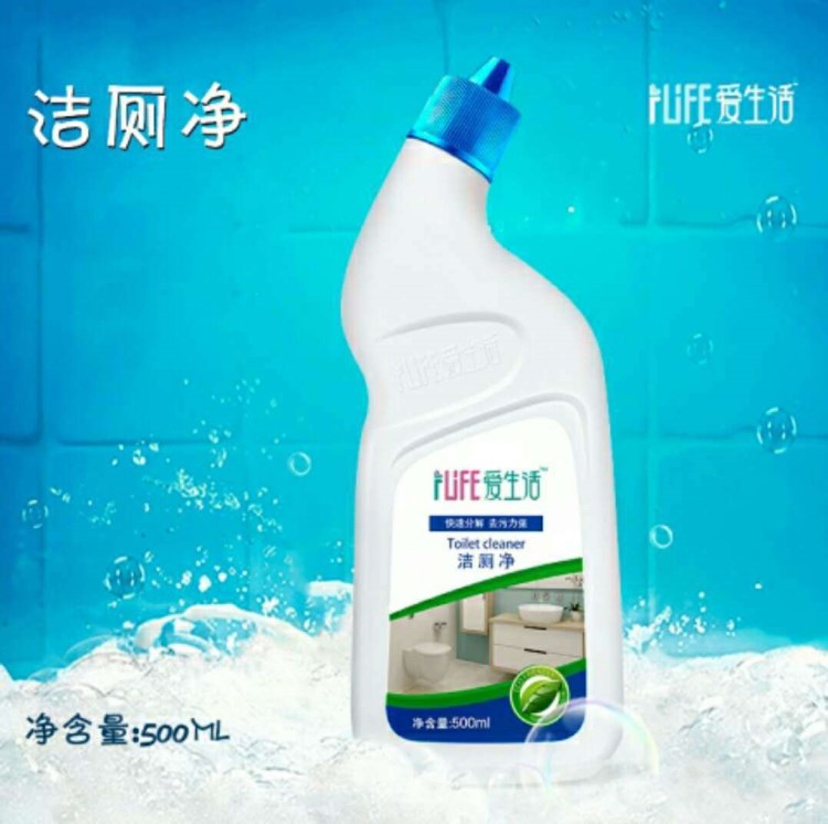 綠葉  愛生活  潔廁凈  500ML  快速分解   無刺激  原價12