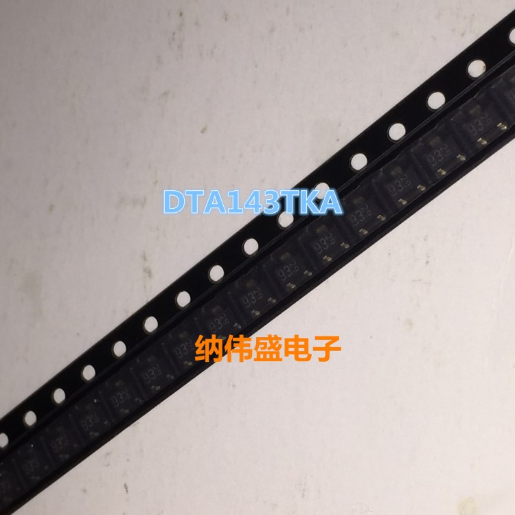 供應(yīng)原裝ROHM DTA143TKAT146絲印93 S0T23現(xiàn)貨DTA143TKA二三極管