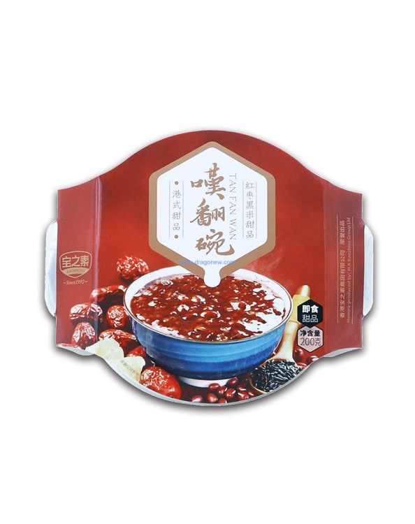 寶之素 嘆翻碗 紅棗黑米200g 五谷雜糧粥營養(yǎng)早餐 即食甜品糖水