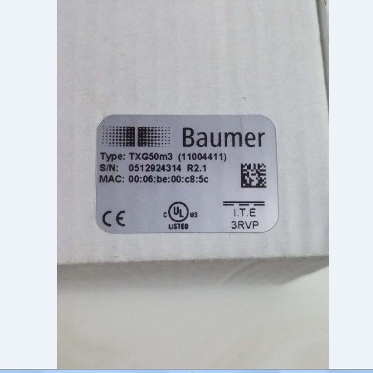 上海薩起現(xiàn)貨供應瑞士Baumer堡盟TXG50m3