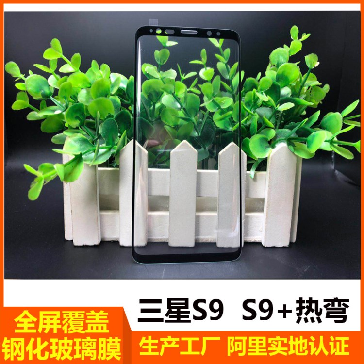 三星S9  S9 PLUS 3D曲面熱彎全屏覆蓋鋼化手機(jī)玻璃膜 工廠生產(chǎn)