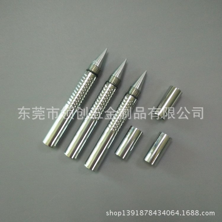 工廠定做不銹鋼筆 創(chuàng)意禮品筆 滾花防滑螺紋筆黃銅筆